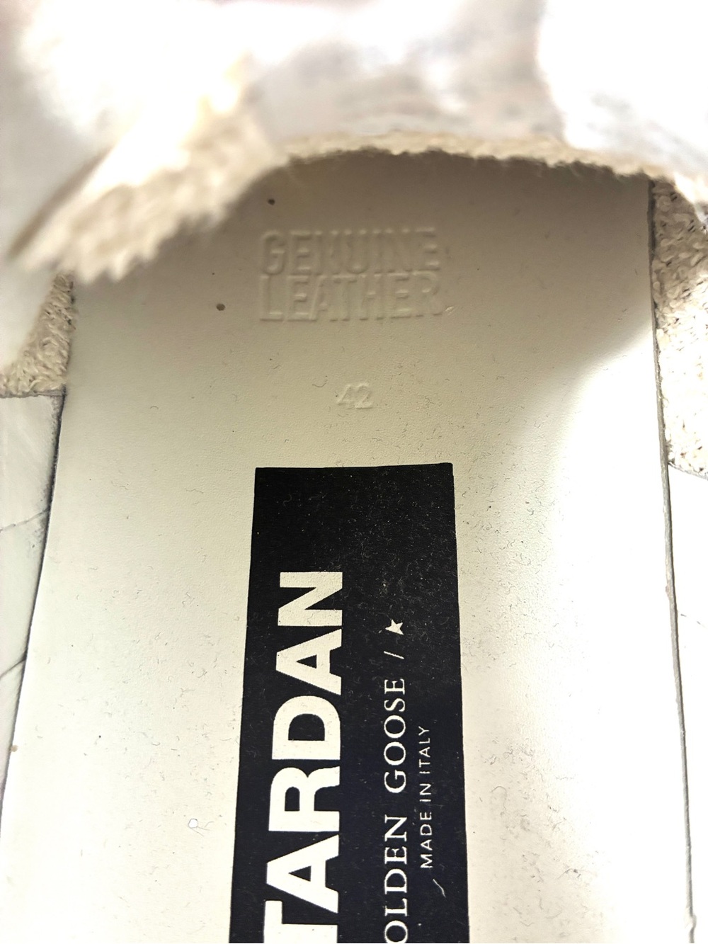 Golden Goose May Glitter Sneakers White Silver Star Women's Size 41 / US 11 - Picture 11 of 11